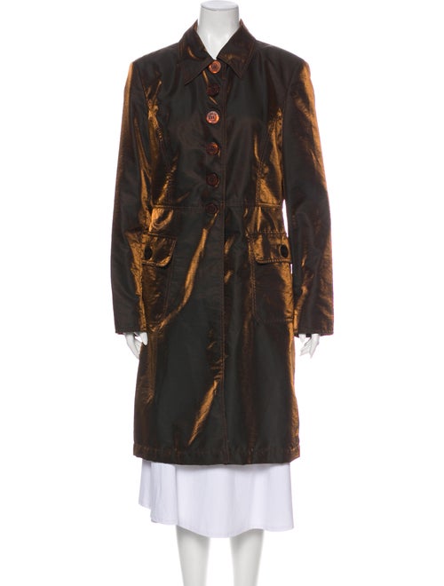 Moschino Jeans Trench Coat Orange