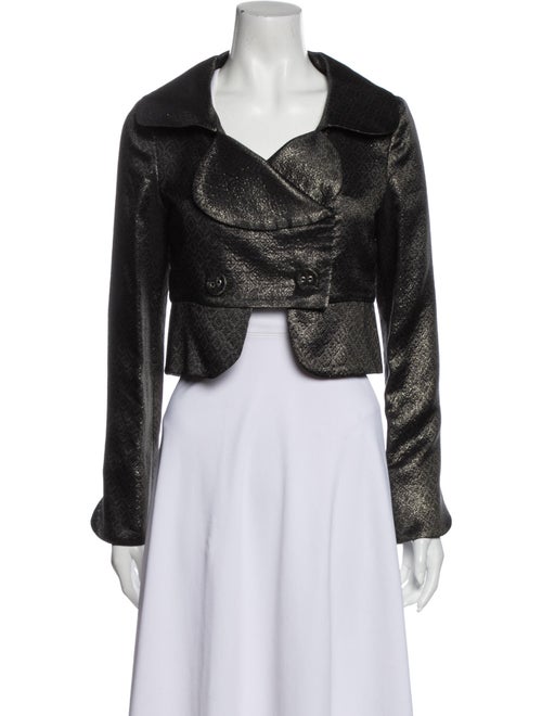 Moschino Jeans Printed Evening Jacket Black