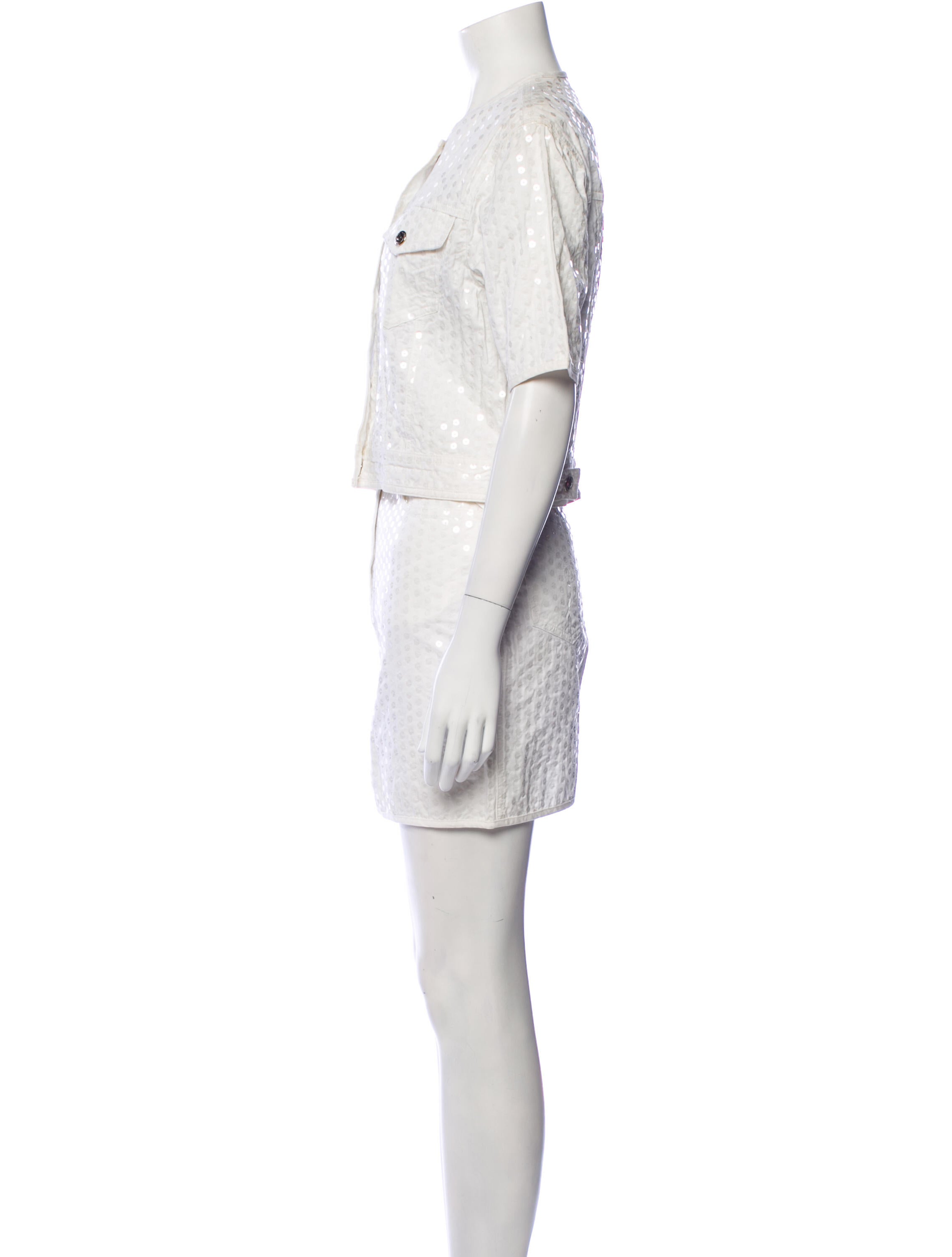 Moschino Jeans Vintage 1990's Skirt Set