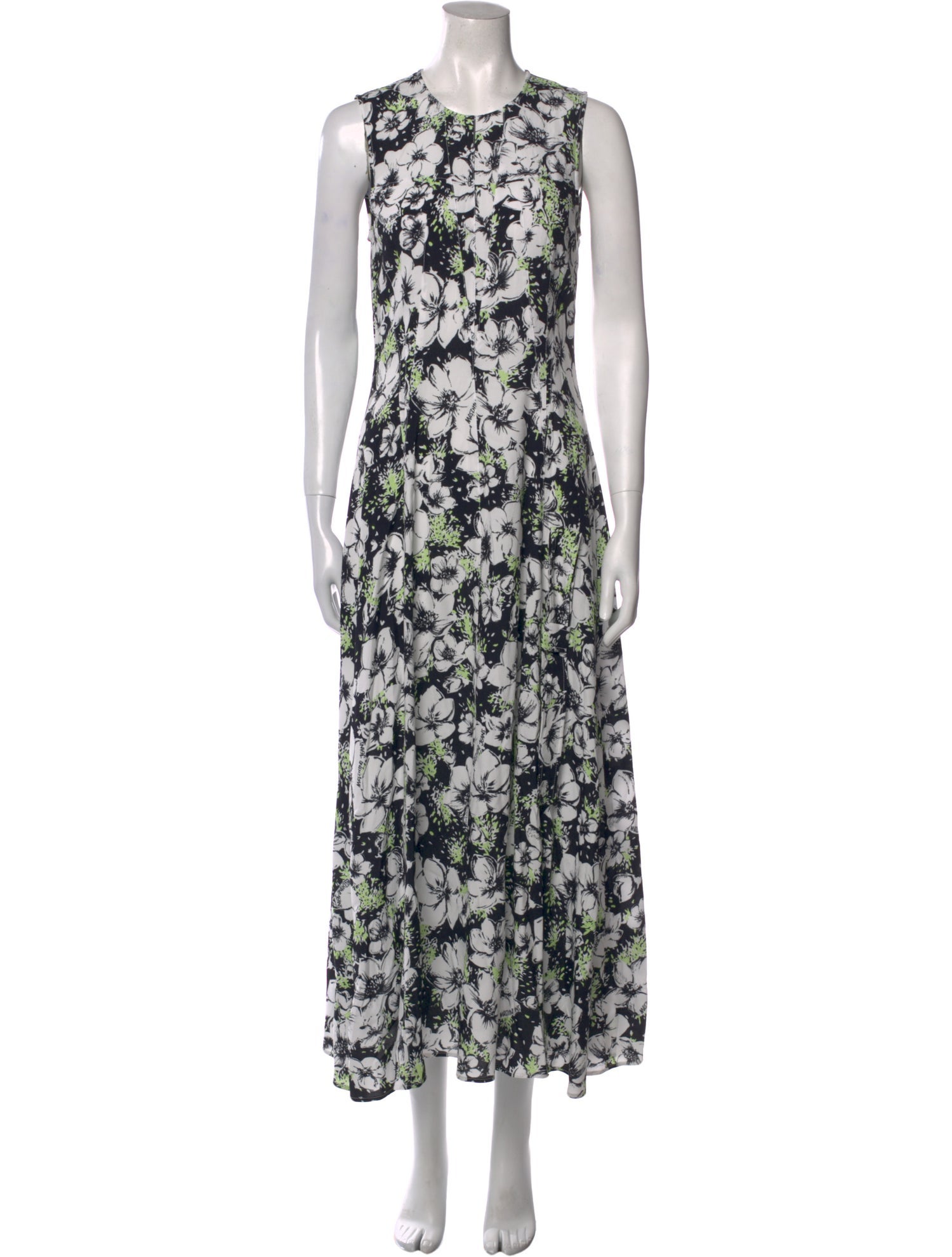 Moschino Jeans Floral Print Long Dress