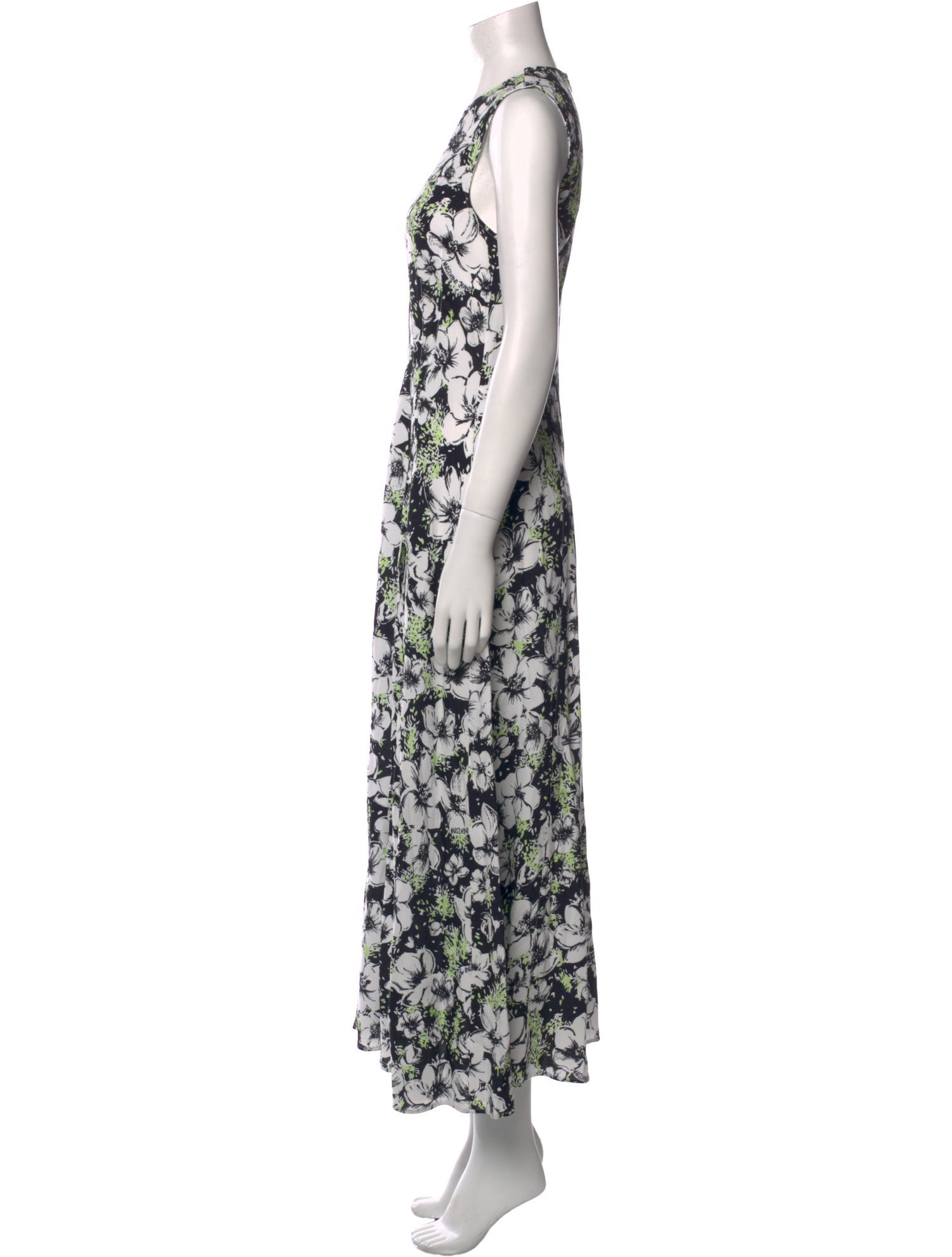Moschino Jeans Floral Print Long Dress