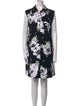 Moschino Jeans Floral Print Mini Dress