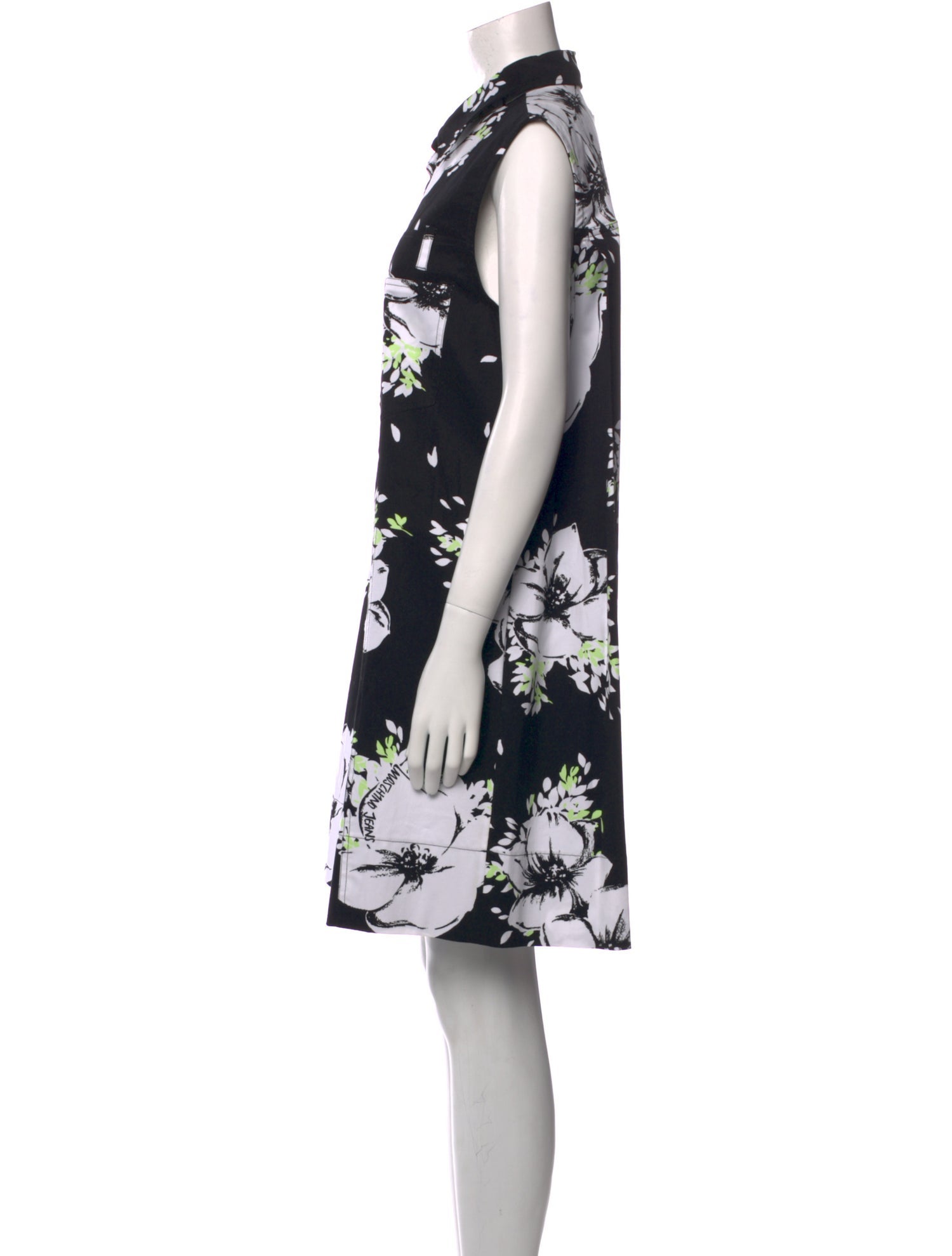 Moschino Jeans Floral Print Mini Dress