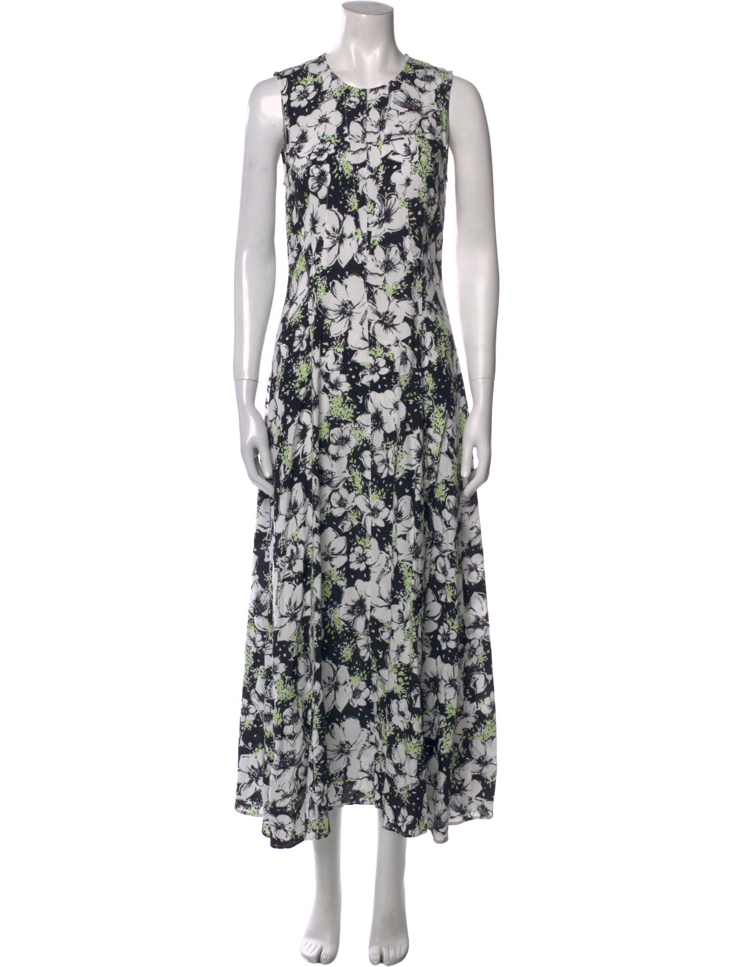 Moschino Jeans Floral Print Long Dress