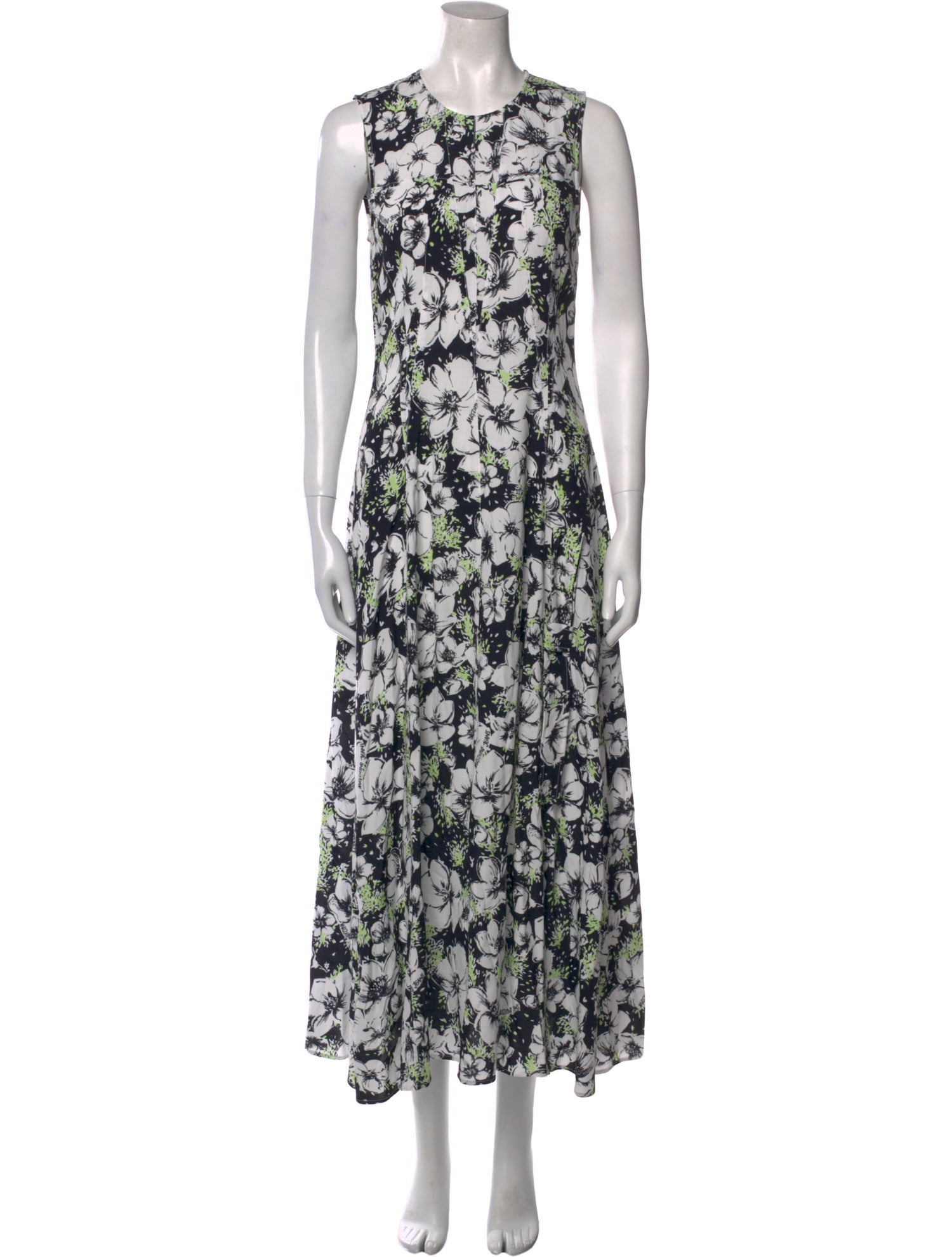 Moschino Jeans Floral Print Long Dress