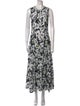 Moschino Jeans Floral Print Long Dress
