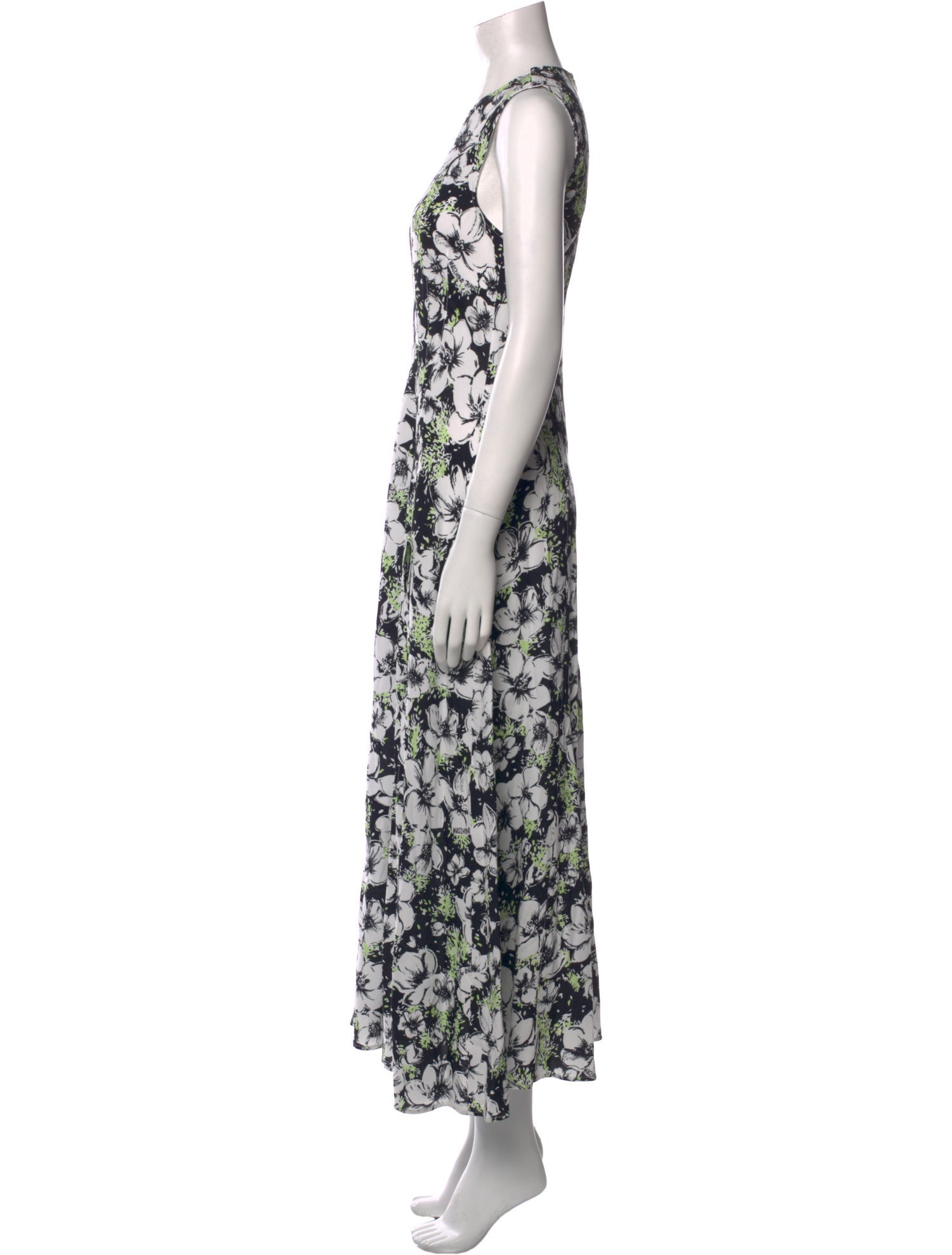 Moschino Jeans Floral Print Long Dress