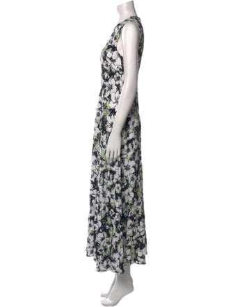 Moschino Jeans Floral Print Long Dress