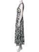 Moschino Jeans Floral Print Long Dress