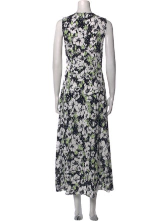 Moschino Jeans Floral Print Long Dress