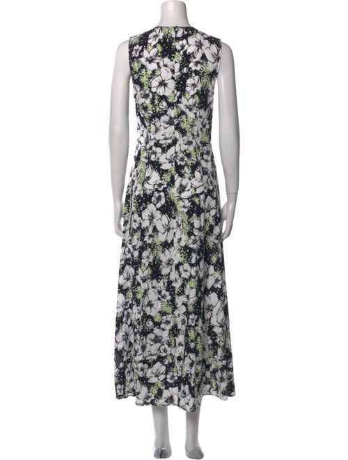 Moschino Jeans Floral Print Long Dress