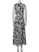 Moschino Jeans Floral Print Long Dress