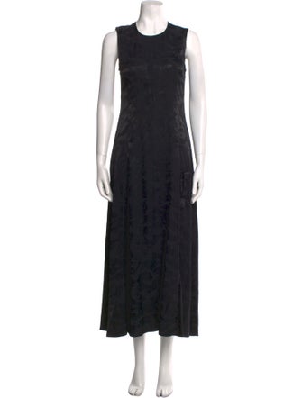 Moschino Jeans Crew Neck Long Dress