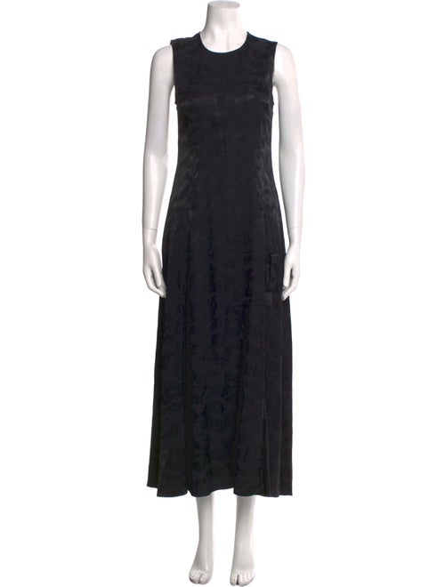 Moschino Jeans Crew Neck Long Dress