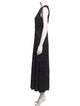 Moschino Jeans Crew Neck Long Dress