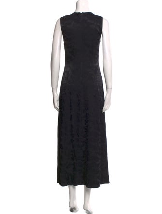 Moschino Jeans Crew Neck Long Dress