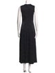 Moschino Jeans Crew Neck Long Dress