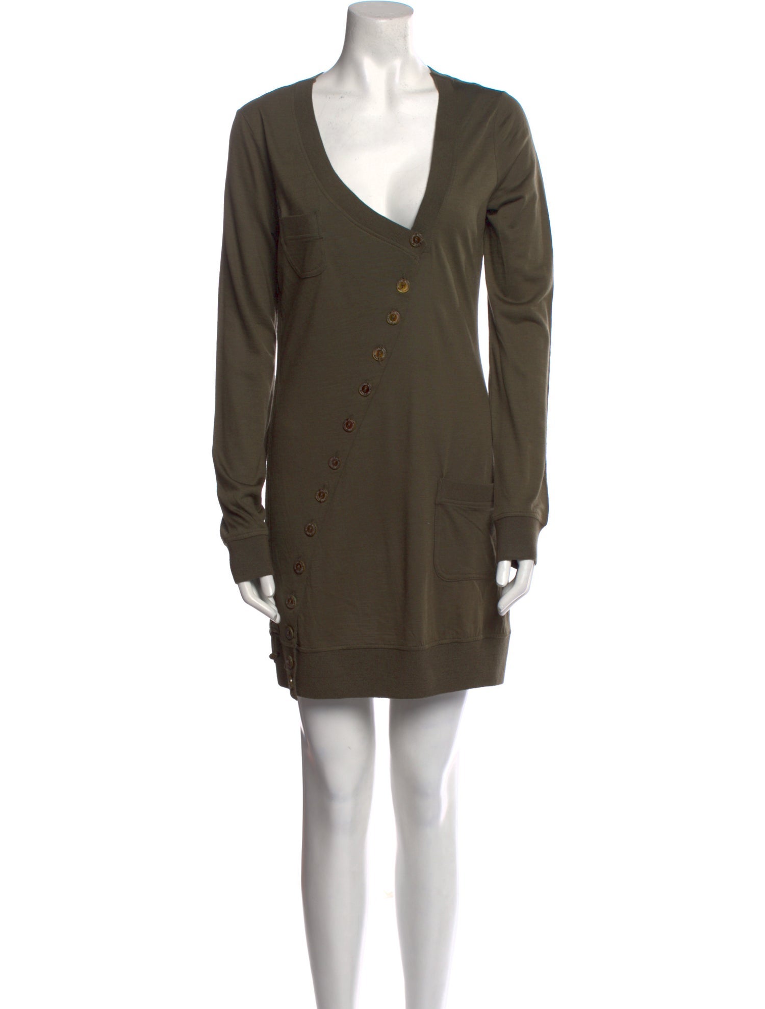 Moschino Jeans V-Neck Mini Dress