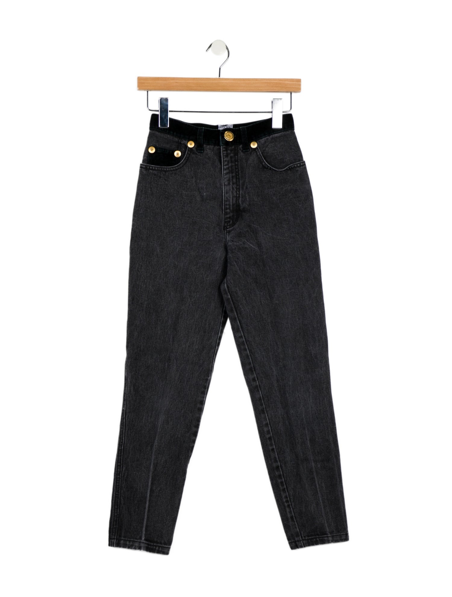 Moschino Jeans Mid-Rise Skinny Leg Jeans