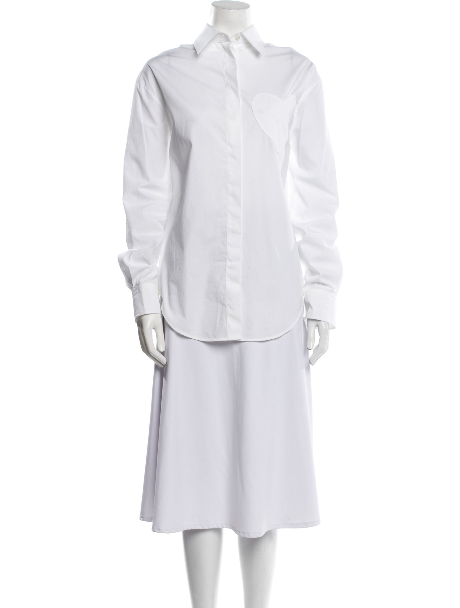 Moschino Jeans Long Sleeve Button-Up Top