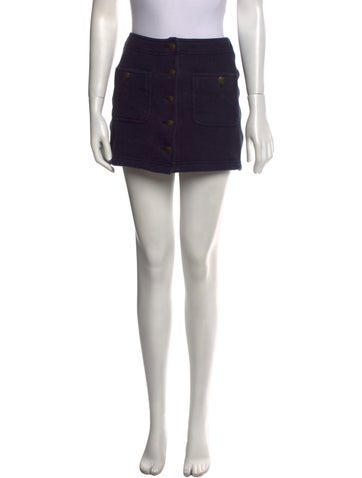 Moschino Jeans Skirts Pleated Accents Mini Skirt S