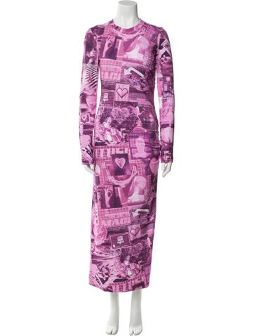 Moschino Jeans Dresses Printed Long Dress S