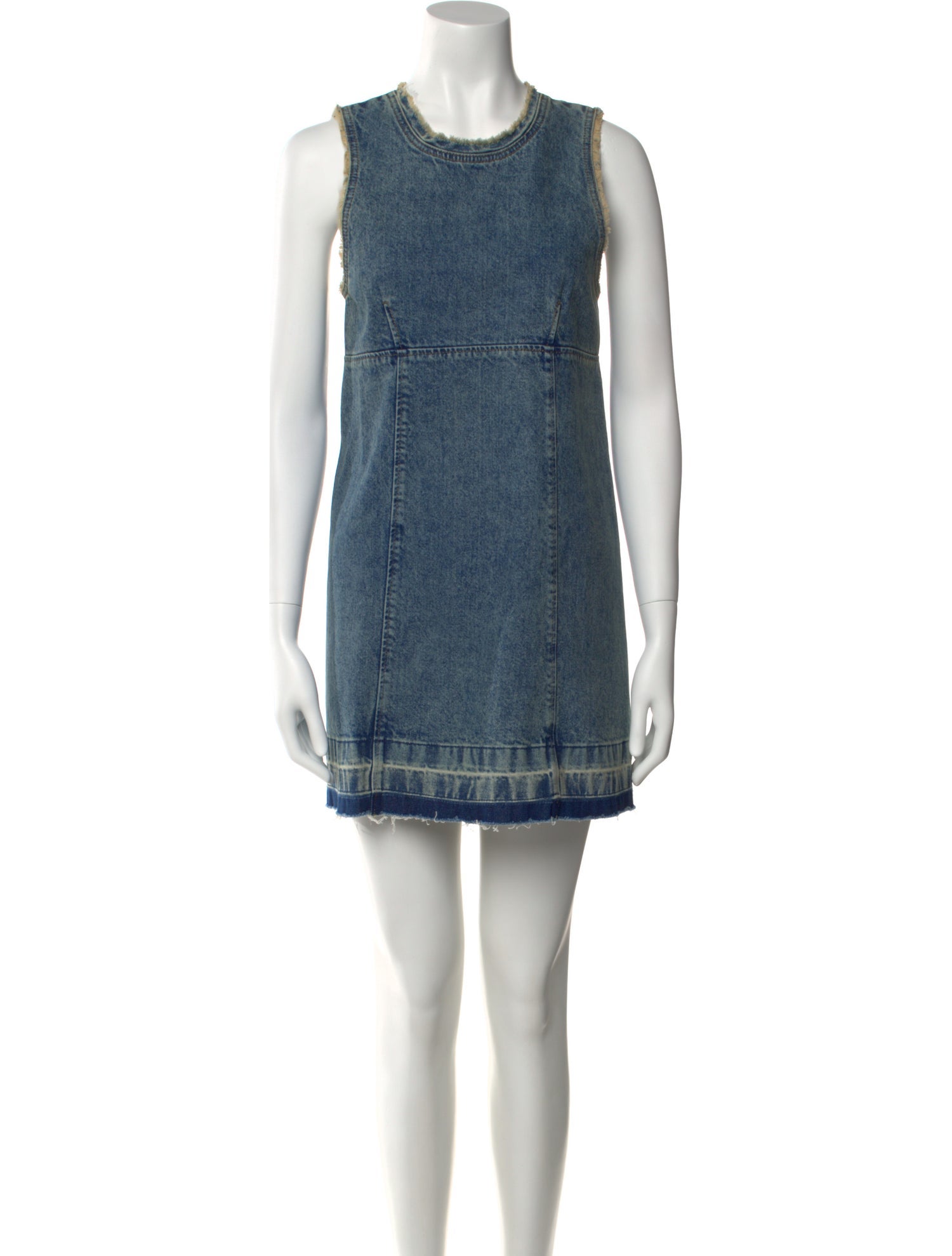Moschino Jeans Crew Neck Mini Dress