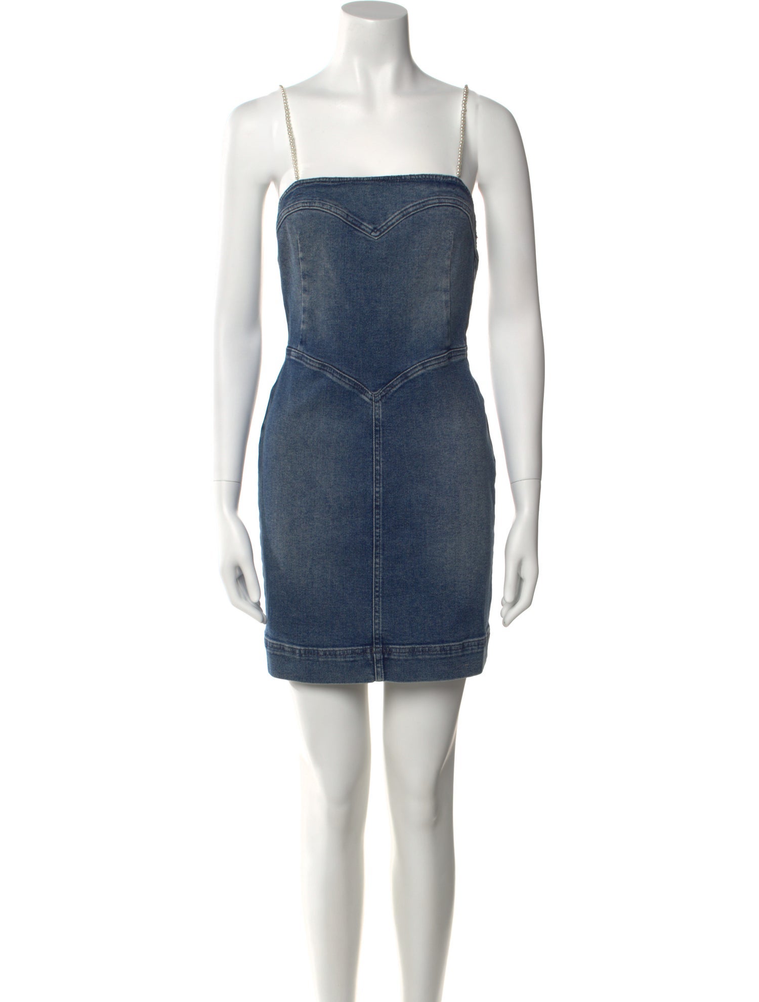 Moschino Jeans Square Neckline Mini Dress