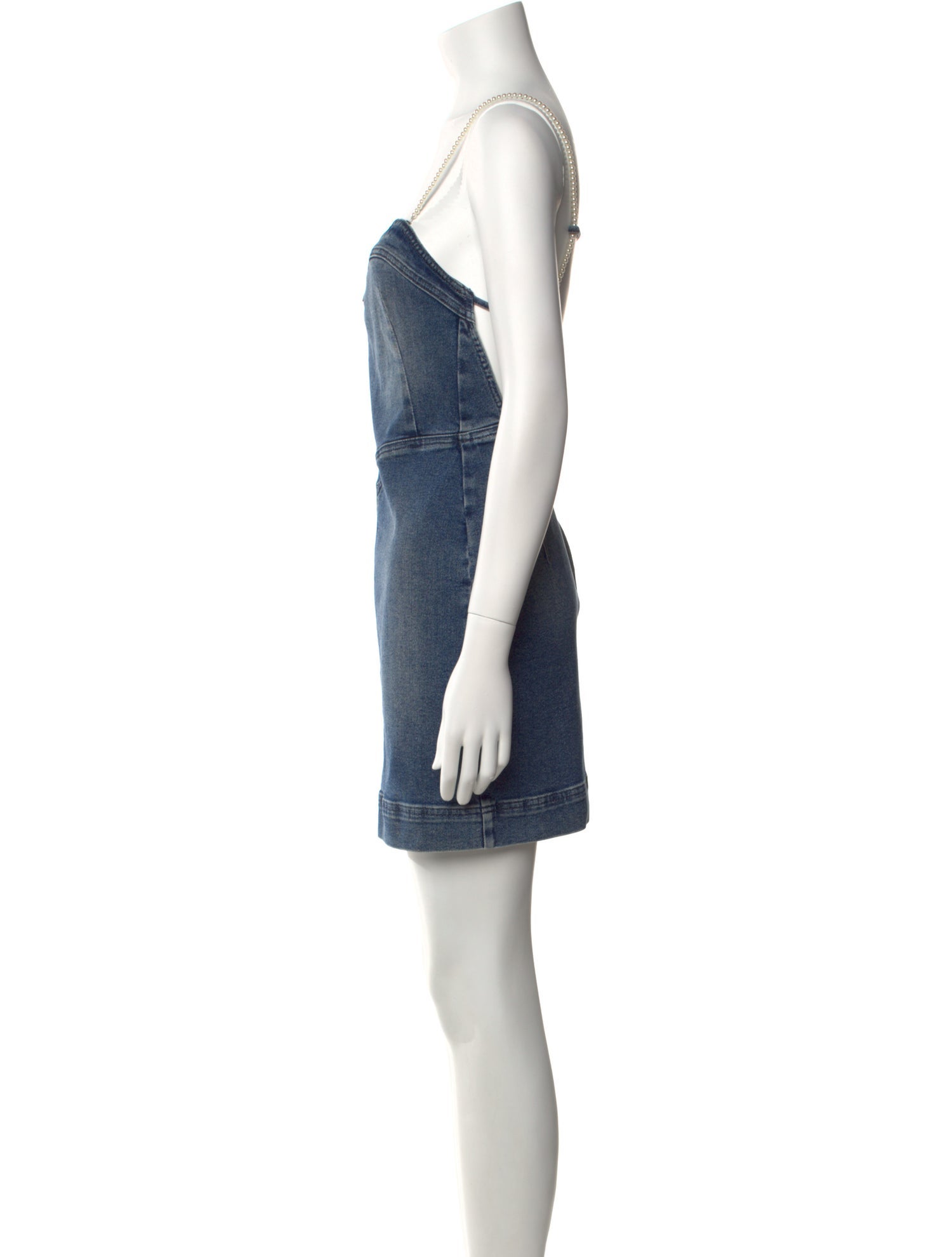 Moschino Jeans Square Neckline Mini Dress