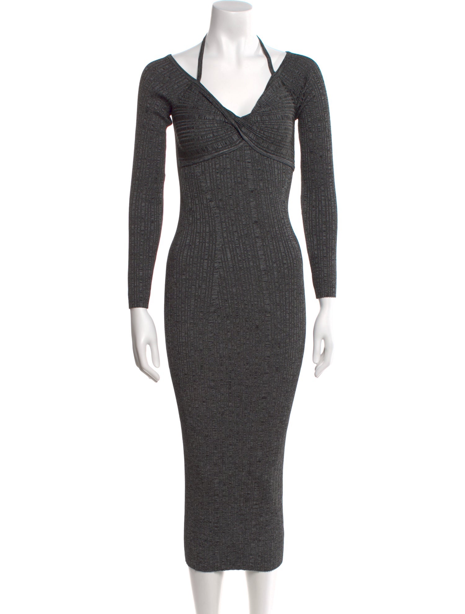 Moschino Jeans V-Neck Midi Length Dress w/ Tags