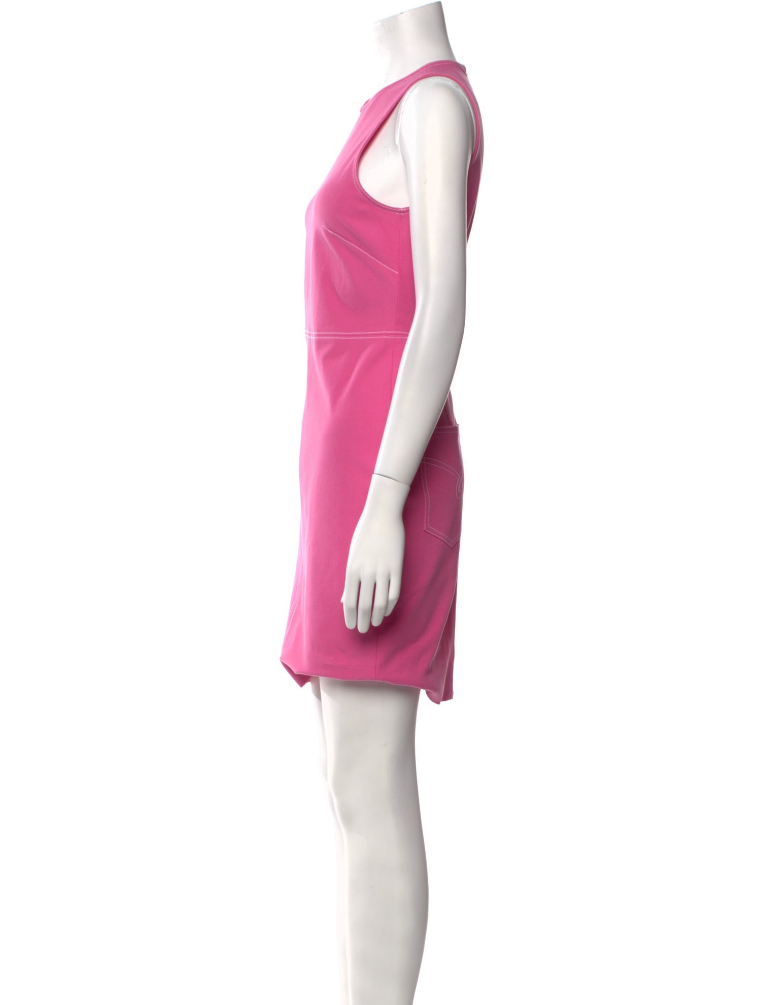 Moschino Jeans Crew Neck Mini Dress