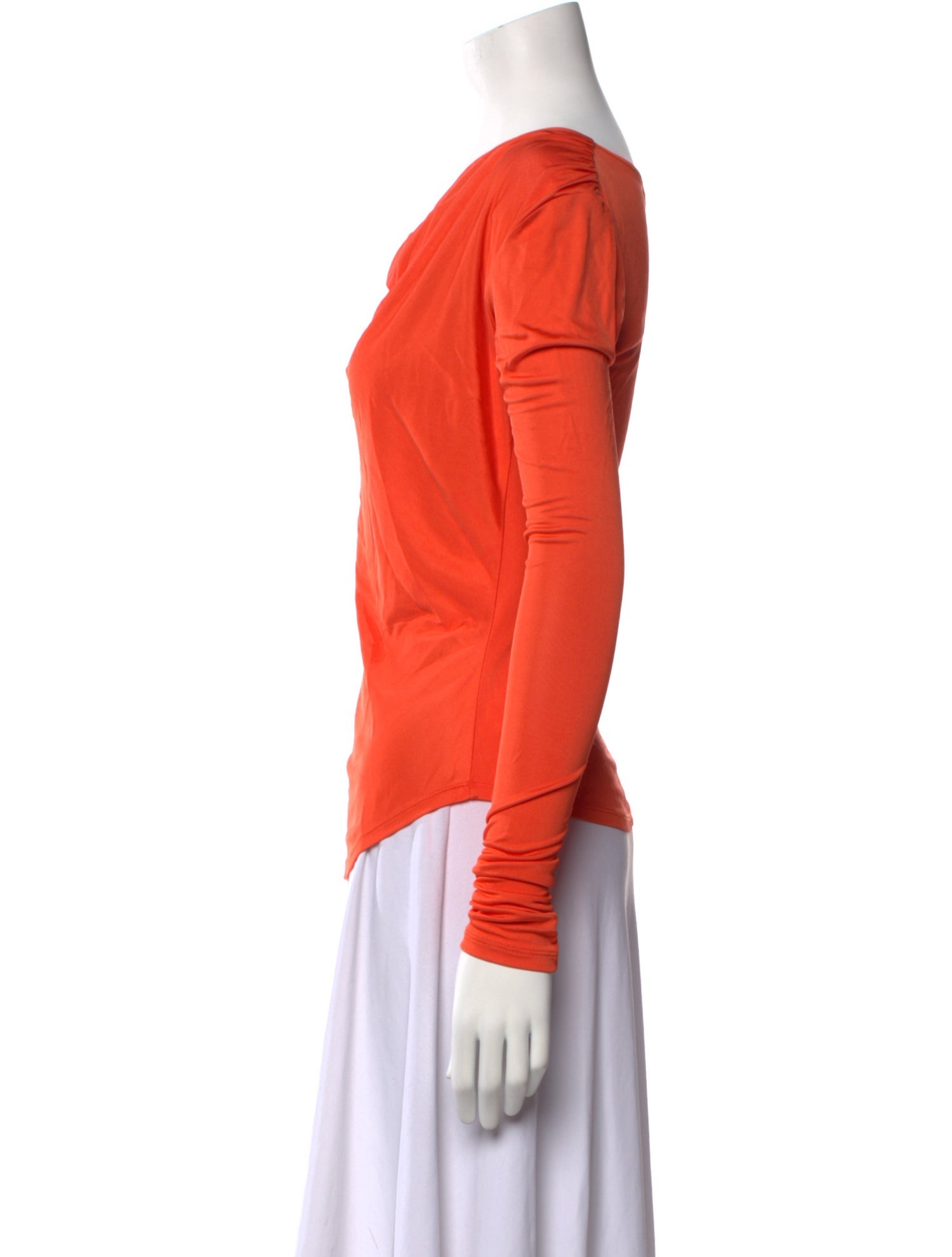 Moschino Jeans Cowl Neck Long Sleeve Top