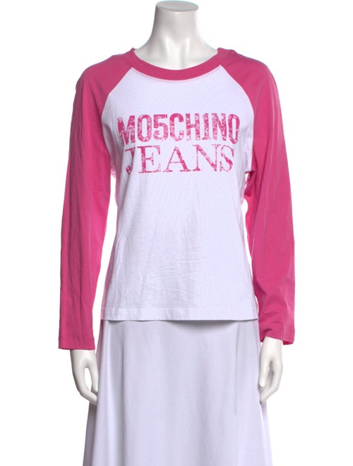 Moschino Jeans Graphic Print Crew Neck Sweatshirt
