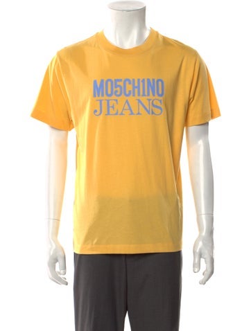 Moschino Jeans T-Shirts Graphic Print Crew Neck T-Shirt S