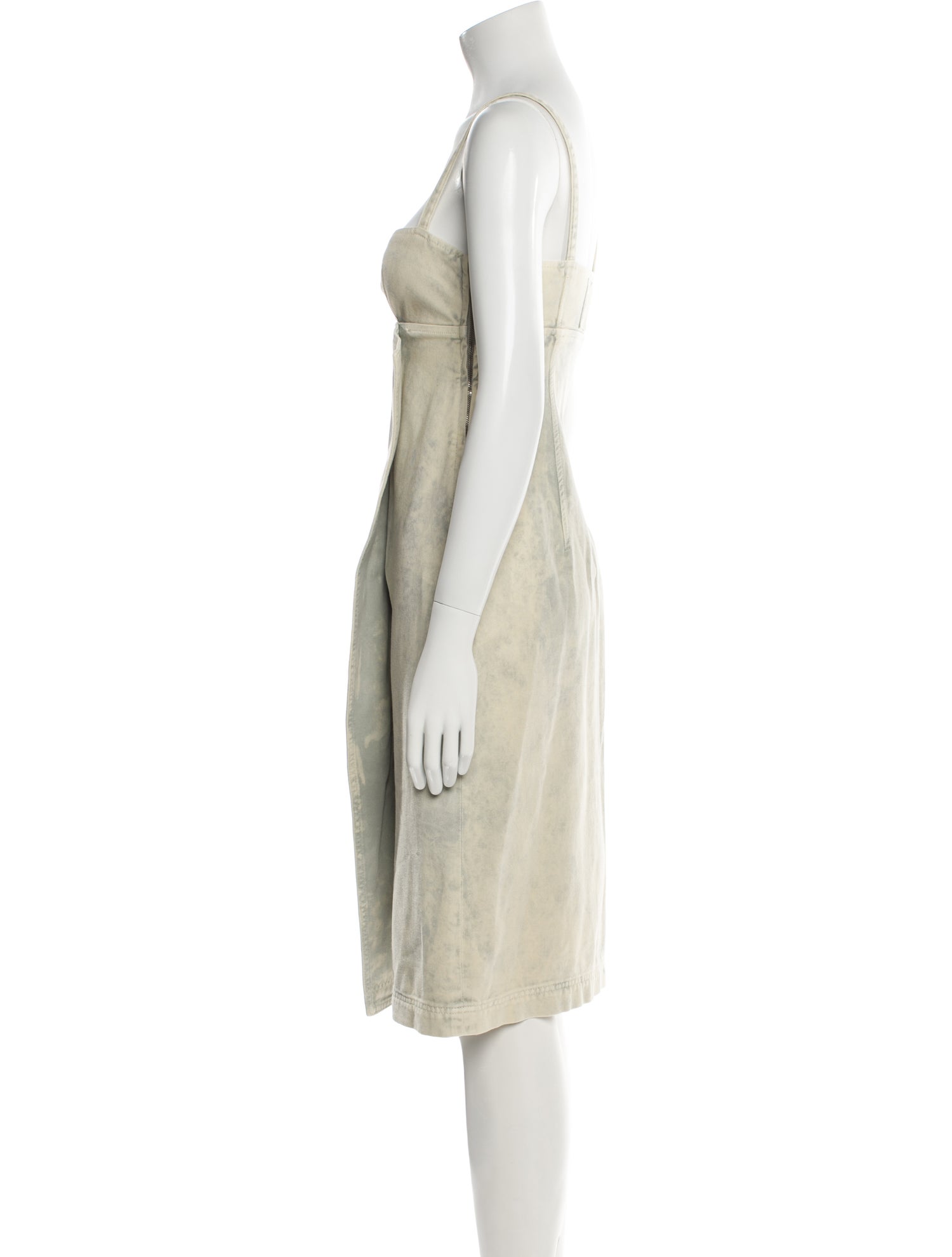 Moschino Jeans Square Neckline Knee-Length Dress