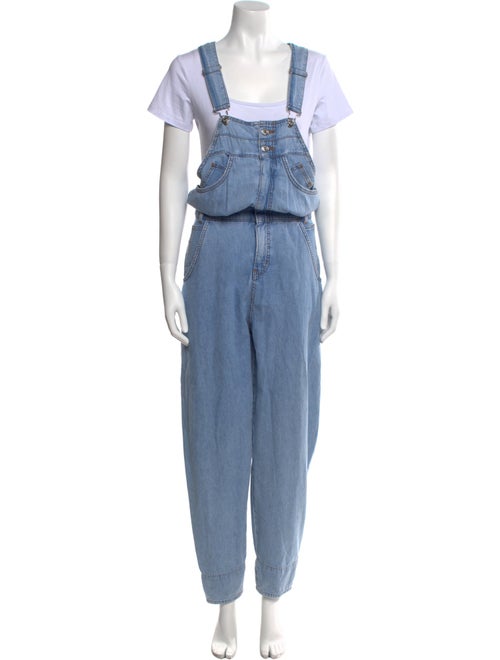 Moschino Jeans Square Neckline Jumpsuit