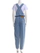 Moschino Jeans Square Neckline Jumpsuit