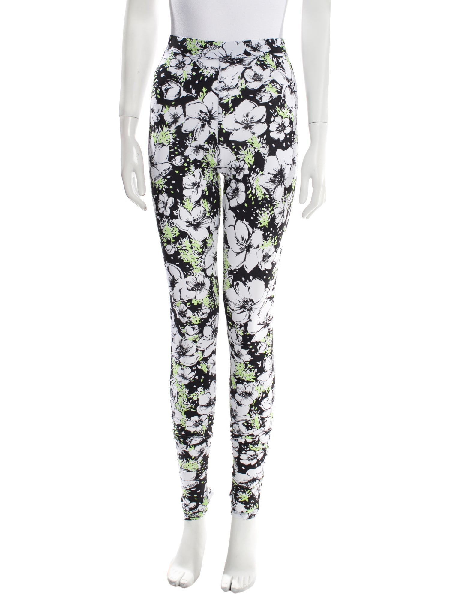 Moschino Jeans Printed Skinny Leg Pants