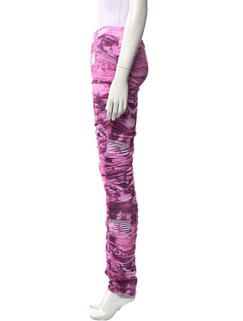 Moschino Jeans Tie-Dye Print Skinny Leg Pants