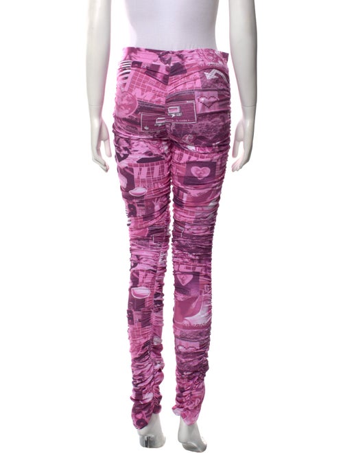 Moschino Jeans Tie-Dye Print Skinny Leg Pants