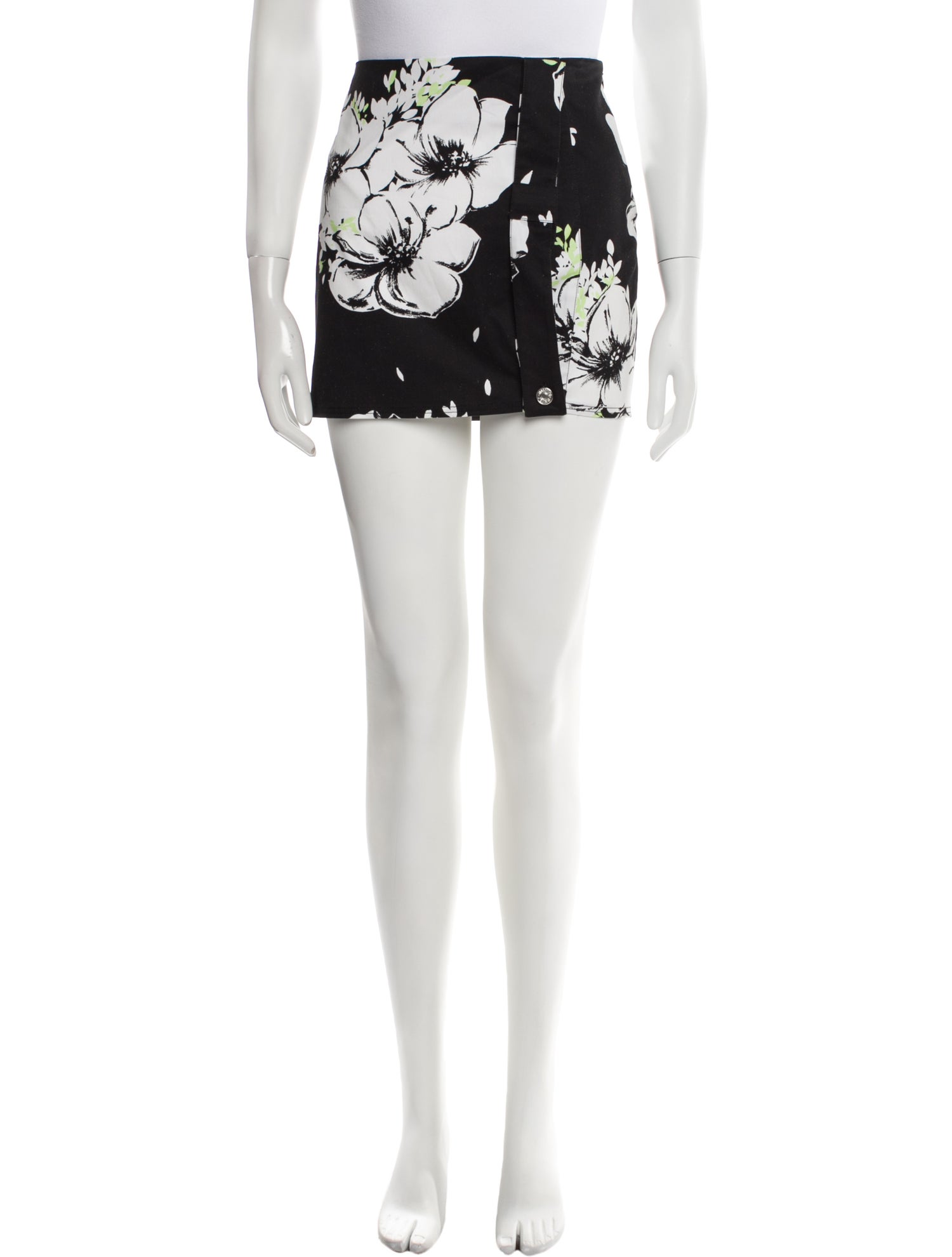Moschino Jeans Floral Print Mini Skirt
