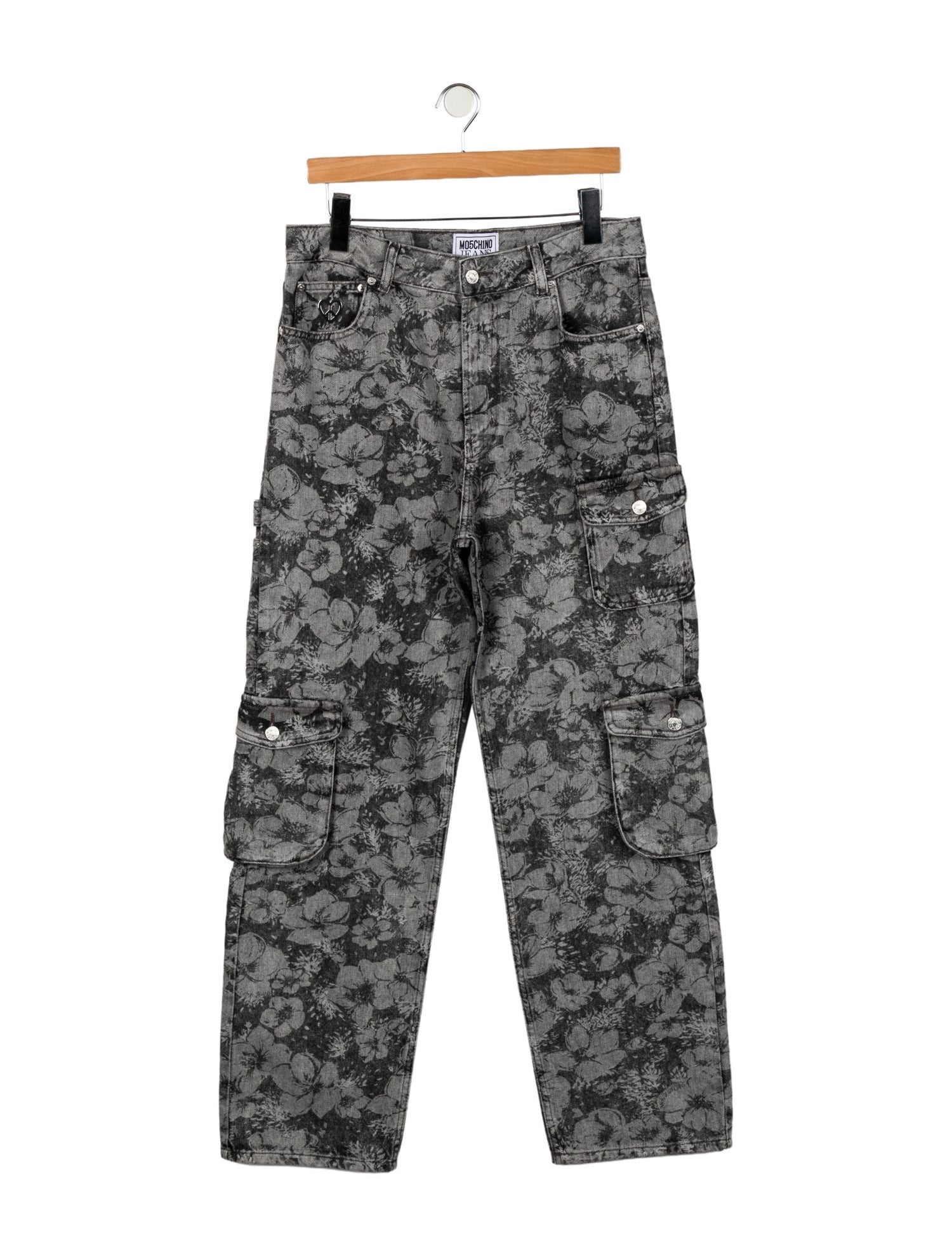 Moschino Jeans High-Rise Straight Leg Jeans w/ Tags