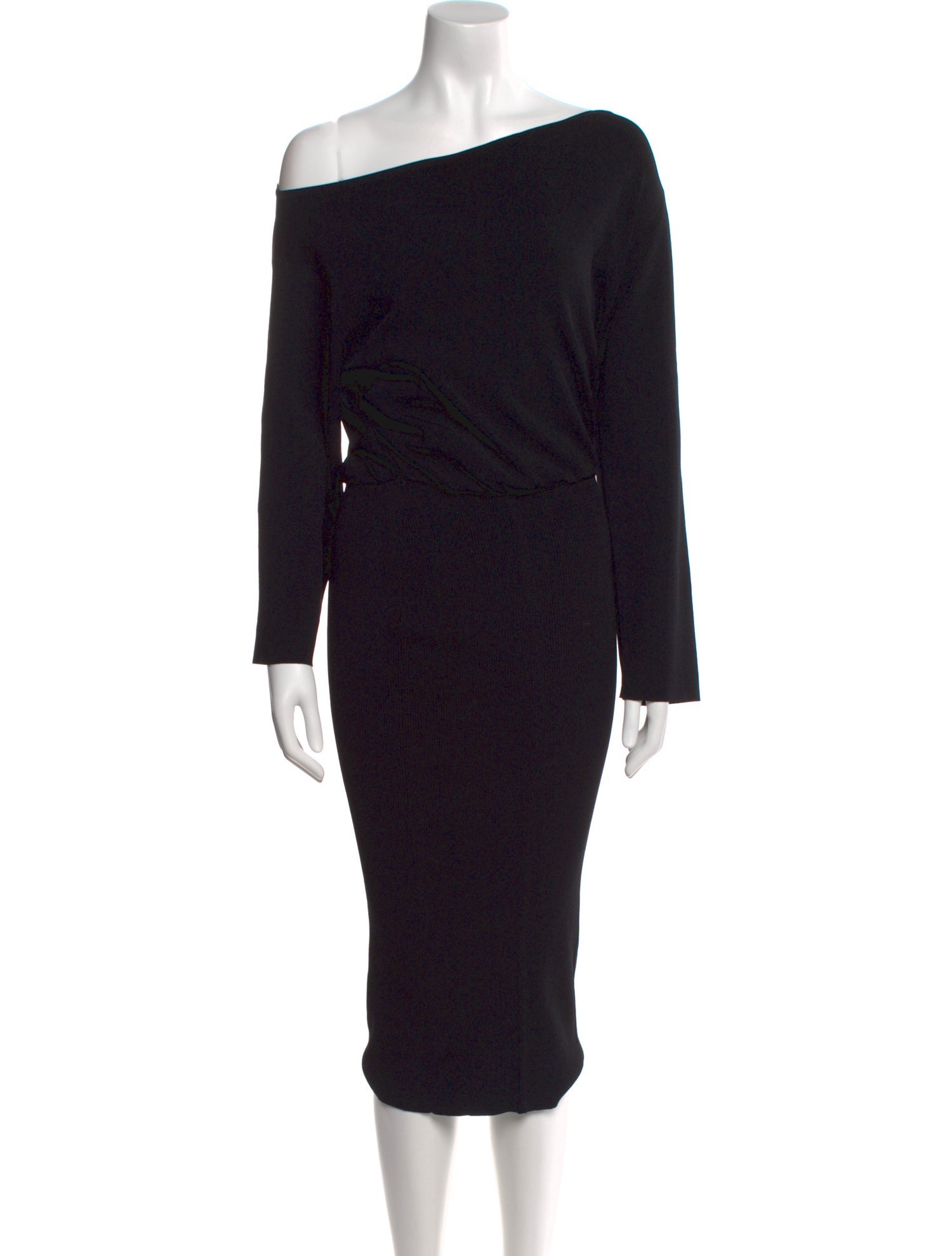 Moschino Jeans One-Shoulder Midi Length Dress