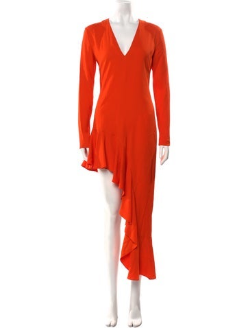 Moschino Jeans Dresses V-Neck Long Dress S