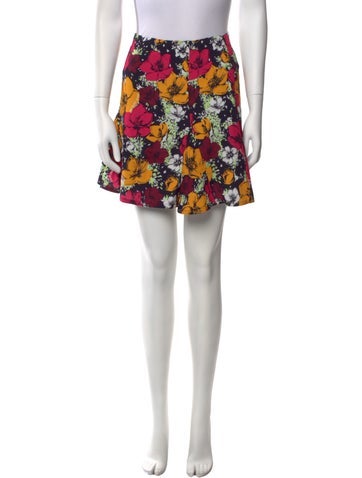 Moschino Jeans Skirts Floral Print Mini Skirt M