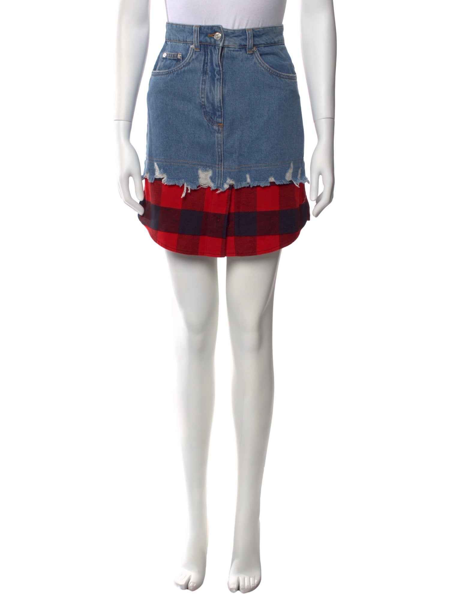 Moschino Jeans Patterned Knee-Length Skirt w/ Tags