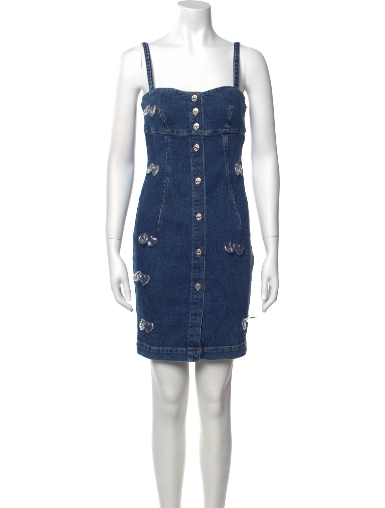 Moschino Jeans Square Neckline Mini Dress w/ Tags
