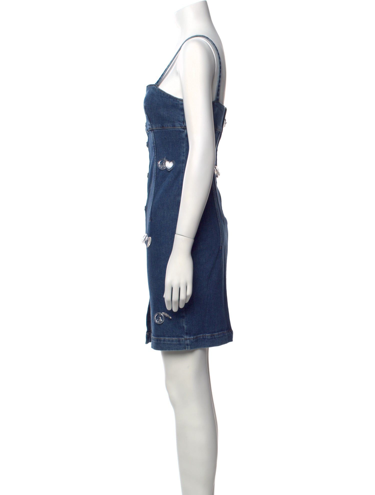 Moschino Jeans Square Neckline Mini Dress w/ Tags