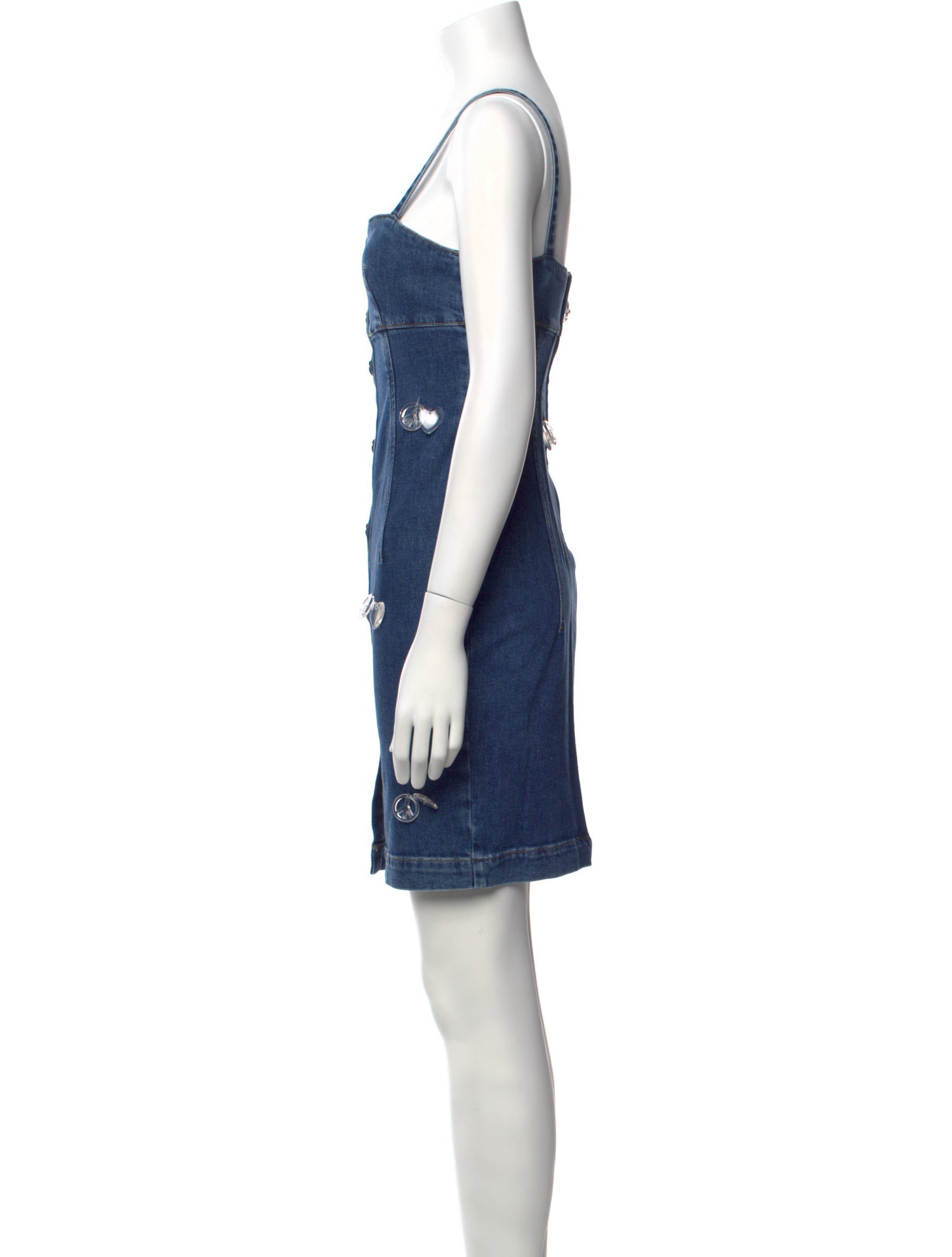 Moschino Jeans Square Neckline Mini Dress w/ Tags