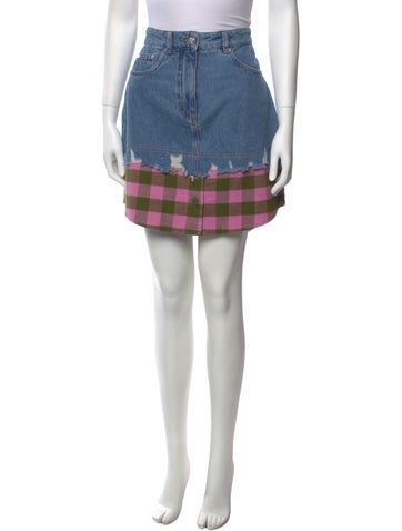 Moschino Jeans Skirts Patterned Knee-Length Skirt M